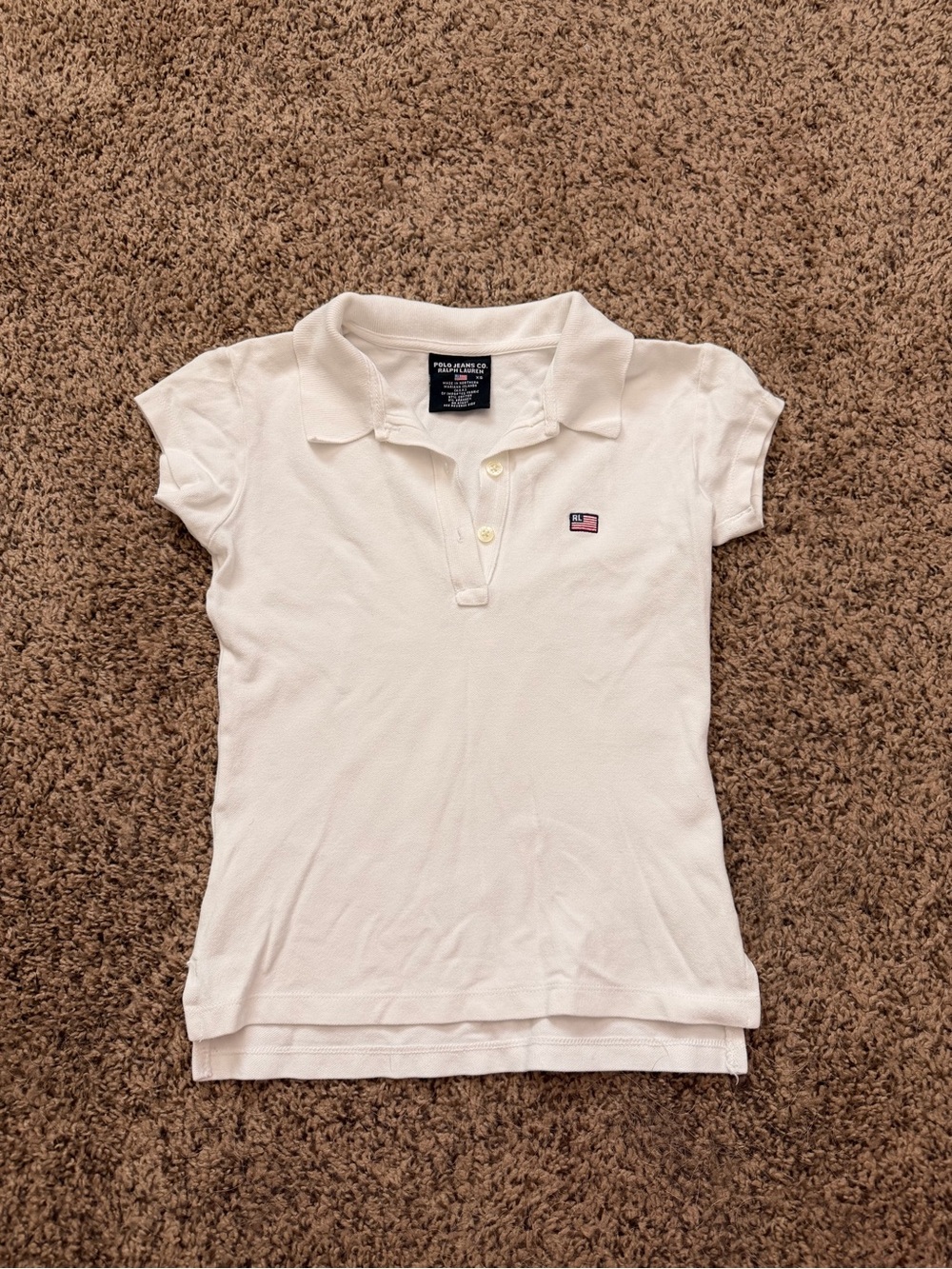 Vintage Ralph White Polo Shirt
